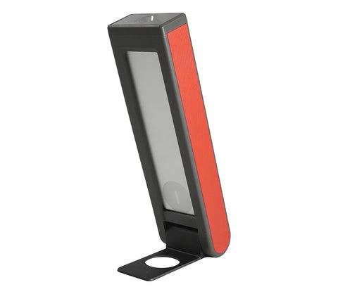 red solar flashlight for camping or power outages